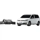 Спеціальні безрамні щітки склоочисника YITU Volkswagen Touran [моделі 09-15], склоочисники, оригінальні заводські щітки склоочисника (1 пара), гумова накладка класу А - зображення 1