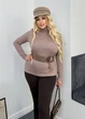 Гольф женский ангоровый вязаной фактуры (06952302) Коричневый 58-60 - изображение 2