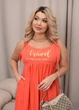 Сарафан макси летний с карманами (03832001) Коралловый 52-54 - изображение 2