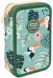 Piórnik z wyposażeniem CoolPack Jumper 2 Toucans 2 przegrody 35 elementów (5903686323331) - obraz 1