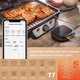 BBQ термометр Inkbird IBT-4XS Bluetooth цифровий на 4 кольорові щупи для м'яса, гриля, духовки та коптильні | керування через застосунок BBQ Go, дальність до 50 м, акумулятор до 40 годин | магнітний термометр для стейків з таймером - изображение 8