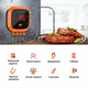 BBQ термометр Inkbird IBT-4XC Bluetooth із захистом IPX5 на 4 щупи для м'яса, гриля, духовки та коптильні | керування через застосунок BBQ Go, дальність до 50 м, акумулятор до 40 годин | водозахищений термометр для стейків з таймером - изображение 7