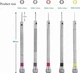 Набір викруток для ремонту годинників MyTool (5 шт., 0.8–1.6 мм) High Carbon Steel (45748) - зображення 2