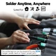Паяльный набор в пенале WEP 928D-IV kit (паяльник JBC 235, Type-C 60W, t 90 - 450 гр C, жала C235-I/IS/2.5K, подставка) - изображение 14