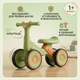 Детский толокар беговел музыкальный Mierteqi Baby Go 1134 возраст от 1 года Deep Green - изображение 7