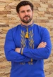 Чоловіча дизайнерська вишиванка «Колосся» — із золотою вишивкою, 48 синій (24) - изображение 2