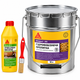 Гидрофобное защитное покрытие SIKA Sikagard-WS с эффектом мокрого камня 10 л + Sika Sikagard-S 1 л + кисть Beorol 20 мм - изображение 1