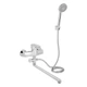 Смеситель для ванны Lidz Anny 005C2 с поворотным изливом (с душевым гарнитуром) (k40) LDANN005C2CRM35102 Chrome - изображение 1
