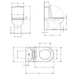 Унитаз напольный Qtap Swan Eco Ultra Quiet с сиденьем Soft-close 640x360x835 мм QTSWA27W48748 White - изображение 2