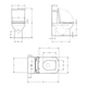 Унитаз напольный Qtap Tern Ultra Quiet безободковый с сиденьем Soft-Close QT17226003AW White - изображение 2