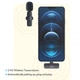 Беспроводные петличные микрофоны K9+ Wireless Lavalier с адаптерами Lightning и Type-C, 2 шт., черные - изображение 6