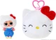 Лялька LOL Surprise Loves Hello Kitty and Friends Plush лол двостороння м'яка плюшева іграшка брелок 596608 - зображення 4
