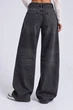 Джинси жіночі It’s Basic 4545-2W6-1 straight fit baggy широкі з відвернутим поясом 34 чорні - зображення 4