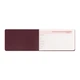 Щотижневик датований 2027 Leo Planner 10х17см Clarity 252787 винний (м'який) /252787/ - зображення 5