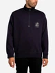 Свитшот на флисе мужской Armani Exchange 204612735 2XL Синий (1162477513) - изображение 1