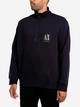 Свитшот на флисе мужской Armani Exchange 204612735 2XL Синий (1162477513) - изображение 3