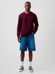 Свитшот на флисе мужской GAP 159243059 M Бордовый (1162399092) - изображение 3