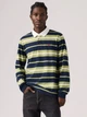 Поло длинное мужское Levi`s 715214532 L Синий/Зеленый (1162678813) - изображение 1