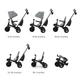 Триколісний велосипед Kinderkraft Aveo 2 Plus Grey (KRAVEO02GRY0000) - зображення 8