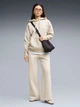 Спортивні штани на флісі жіночі Puma ESS Wide Leg Pants 69291982 M Бежеві (4070033450598) - зображення 3