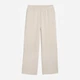 Спортивные штаны на флисе женские Puma ESS Wide Leg Pants 69291982 L Бежевые (4070033450581) - изображение 4