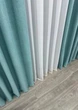 Комплект штор блекаут "Deluxe" 2х2,7м 2 шт. лазурного кольору - зображення 2