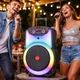 Портативная акустическая колонка + 2 микрофона, Bluetooth, 120Вт, ZXX-1520 - изображение 2