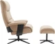 Крісло-реклайнер софа Qlab RC240BE Leather Beige - зображення 7