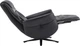 Крісло-реклайнер софа Qlab RC268B Leather Black - зображення 3