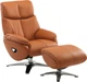Крісло-реклайнер софа Qlab RC280BR Leather Brown - зображення 1