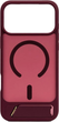 Etui Evelatus Rubber Coated MagSafe With Stand Case do Apple iPhone 18 Pro Burgundy (4752192109790) - obraz 1