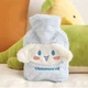 Грілка гумова з плюшевим чохлом у стилі Синнаморол Cinnamoroll 1000 мл Блакитний (29031) - зображення 8