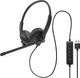 Дротові навушники Dell WH125 USB-A Чорний (WH125-DWW) - зображення 2