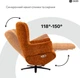 Кресло-реклайнер Qlab RCT240BR Fabric Grey - изображение 11