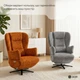 Крісло-реклайнер софа Qlab RCT240OR Fabric Orange - зображення 15