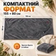 USB Плед-накидка з підігрівом, Електрична ковдра пончо із застібкою та зарядкою від power bank з 3-ма режимами роботи - зображення 2