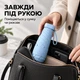 Складной карманный мини-зонт в футляре 90 × 52 см, 15 см в сложенном виде, 240 г, голубой - изображение 6