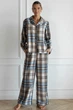 Forli Пижамный костюм из фланели с брюками Elizabeth XL/XXL Голубой FL0073-54-69_XL/XXL - изображение 1