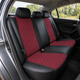 Авточехлы Alux Kia Optima 3 (TF) Красные экокожа + алькантара (AL-1696) - изображение 7