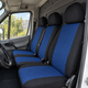 Авточехлы Antar Volkswagen LT35 (LT II) Синие антара + жаккард 1+2 (ANP12-0518) - изображение 1