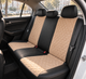 Авточехлы Alux Kia Optima 3 (TF) Бежевые экокожа + алькантара (AL-1693) - изображение 4