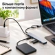 Хаб 7 в 1 SD/TF HDMI 4K30Hz USB2.0 USB 3.0 Type-C PD 100W Stone концентратор (ST-H29) - зображення 4