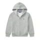 Кофта Polo Ralph Lauren сірого кольору на застібці з капюшоном, розмір XL - изображение 1