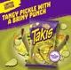 Острые чипсы Takis Pickle Punch Rolled Tortilla Chips 281г - изображение 4