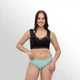 Мереживний топ зі вставками Чорний, 3XL - зображення 3