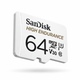 Карта пам’яті SanDisk High Endurance microSDXC 64GB UHS-I U3 V30 Class 10 для відеореєстратора 4K + SD адаптер - зображення 6