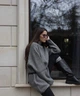 Жіночий джемпер сукня OVERSIZE, з вовни 261125003, one size - изображение 2