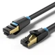 Патч-корд Vention CAT 8 SFTP Ethernet, 5 м, Black, RJ-45 - RJ-45 (IKKBJ) - зображення 1