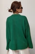 В'язаний джемпер oversize із широкими рукавами колір зелений розмір ONE SIZE FL_003584 - зображення 2