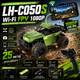 Радіокерована машинка LH-C050S 1:16 4WD з Wi-Fi камерою 1080P на пульті керування, RC позашляховик, джип, всюдихід, LED + батарейки - зображення 7